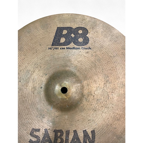 Used SABIAN 16in B8 Medium Crash Cymbal