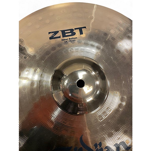 Used Zildjian 14in ZBT Hi Hat Bottom Cymbal