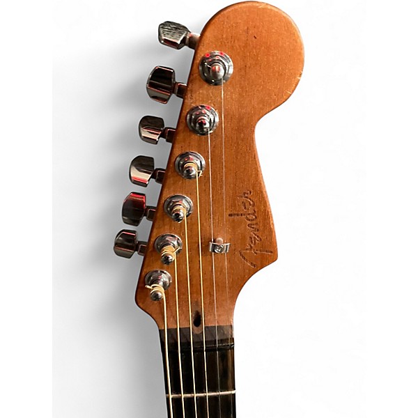 Used Fender American Acoustasonic Jazzmaster Natural Acoustic Electric Guitar