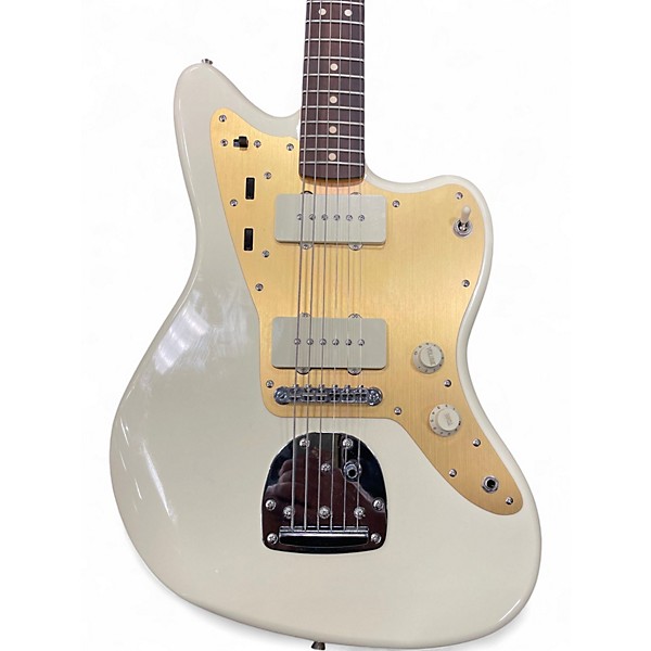Used Squier J Mascis Jazzmaster Vintage White Solid Body Electric Guitar