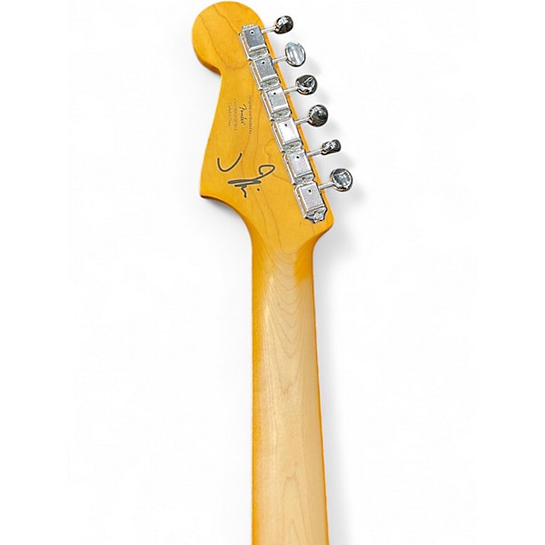 Used Squier J Mascis Jazzmaster Vintage White Solid Body Electric Guitar