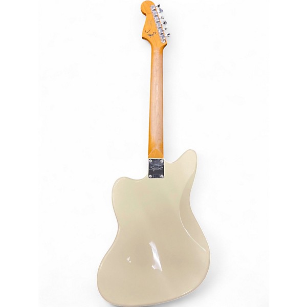 Used Squier J Mascis Jazzmaster Vintage White Solid Body Electric Guitar