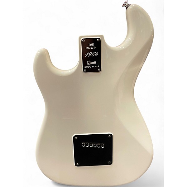 Used Burns MARVIN SIGNATURE WHITE Solid Body Electric Guitar