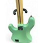 Used Fender Deluxe Active Precision Bass Special Surf Green Electric Bass Guitar