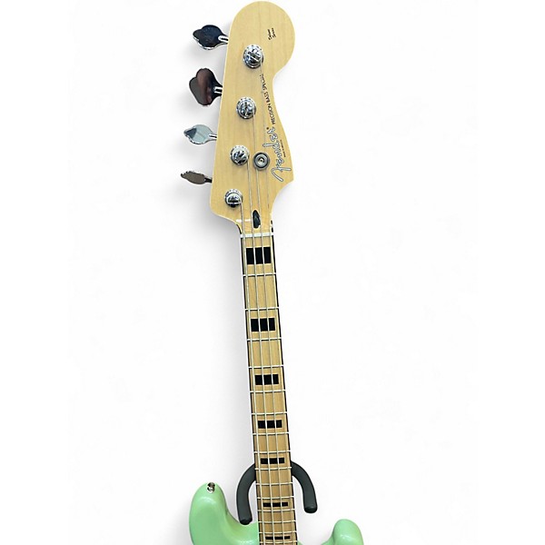 Used Fender Deluxe Precision Bass Special Surf Green Electric Bass Guitar