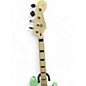 Used Fender Deluxe Precision Bass Special Surf Green Electric Bass Guitar