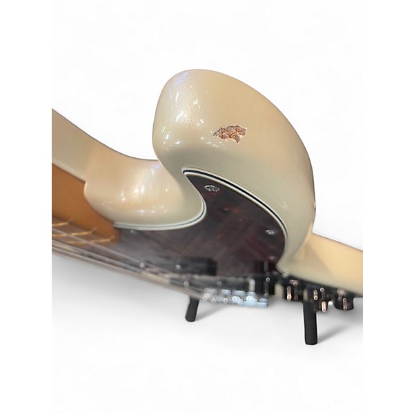 Used Fender Player Plus Jass Bass Antique White Electric Bass Guitar