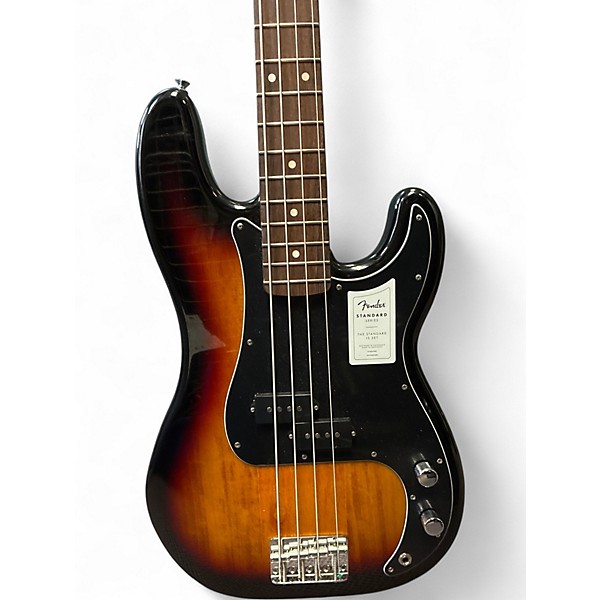 Used Fender Standard Precision Bass Tobacco Burst Electric Bass Guitar
