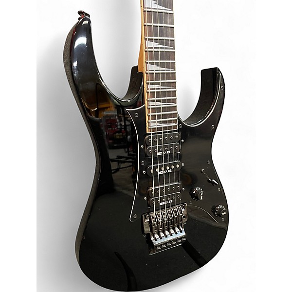 Used Ibanez RG750 Black Solid Body Electric Guitar