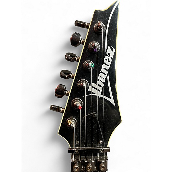 Used Ibanez RG750 Black Solid Body Electric Guitar
