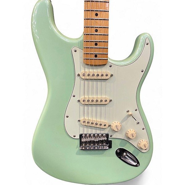 Used 2018 Fender LIMITED EDITION STANDARD STRATOCASTER Seafoam Pearl Solid Body Electric Guitar