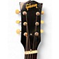 Vintage 1960s Gibson LG1 Dark Cherry Burst Acoustic Guitar