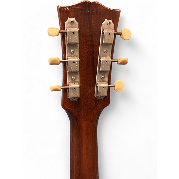 Vintage 1960s Gibson LG1 Dark Cherry Burst Acoustic Guitar