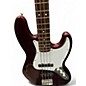 Used Fender Standard Jazz Bass Wine Red Electric Bass Guitar
