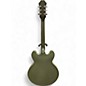 Used Epiphone Casino Worn Satin Olive Hollow Body Electric Guitar