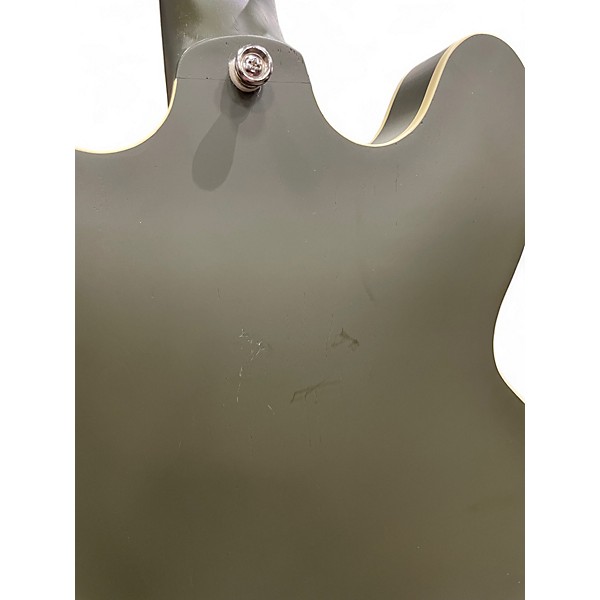 Used Epiphone Casino Worn Satin Olive Hollow Body Electric Guitar
