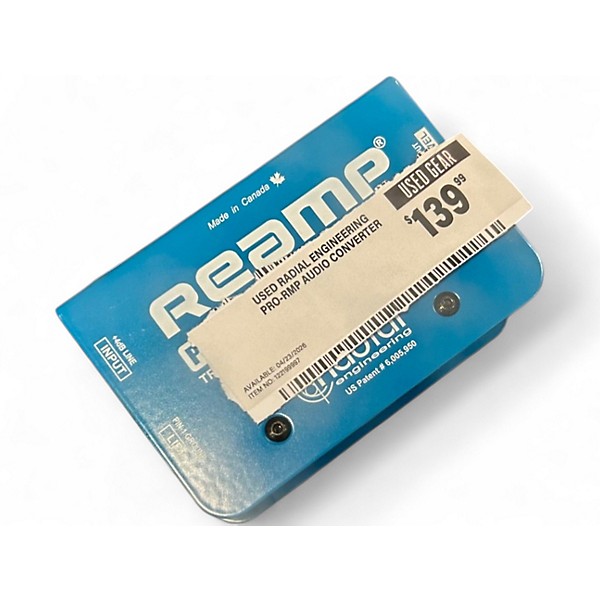 Used Radial Engineering EXTC-SA FX Reamp Signal Processor