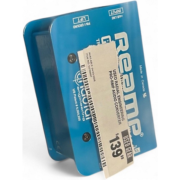 Used Radial Engineering EXTC-SA FX Reamp Signal Processor