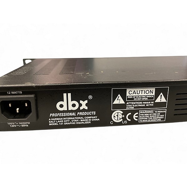 Used dbx 131 Single 31-Band Graphic Equalizer
