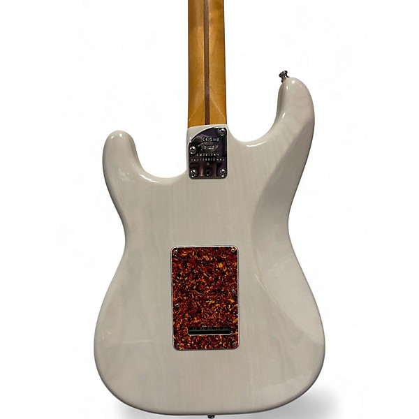 Used Fender American Professional II Statocaster Thinline White Blonde Solid Body Electric Guitar