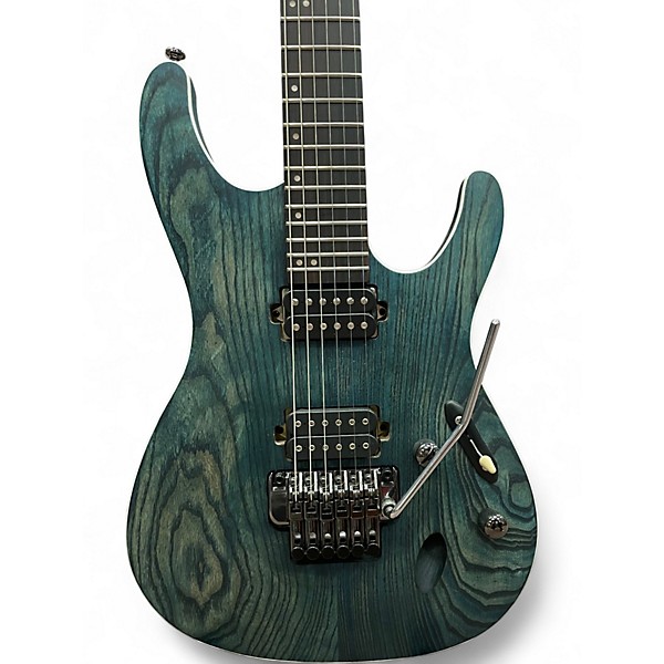Used Ibanez S520AH COSMIC BLUE STAINED Solid Body Electric Guitar