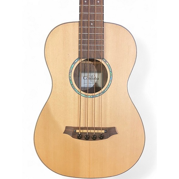 Used Cordoba Mini II Bass Natural Acoustic Bass Guitar