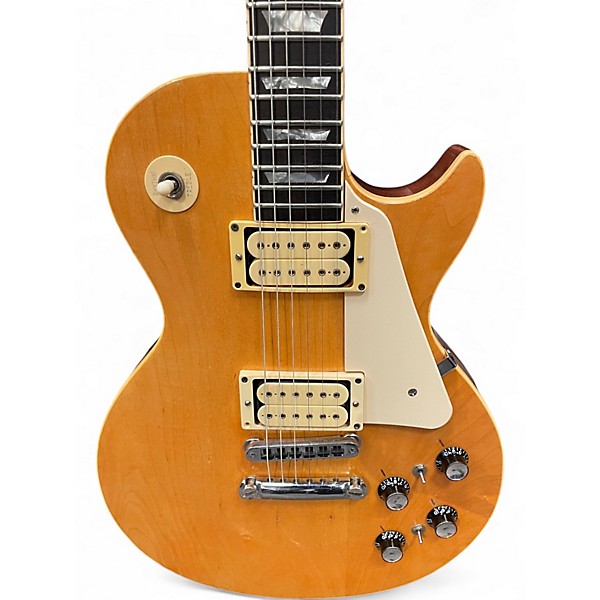 Vintage 1976 Gibson Les Paul Deluxe Natural Solid Body Electric Guitar