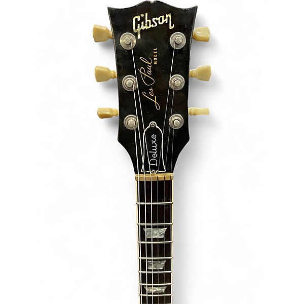 Vintage 1976 Gibson Les Paul Deluxe Natural Solid Body Electric Guitar