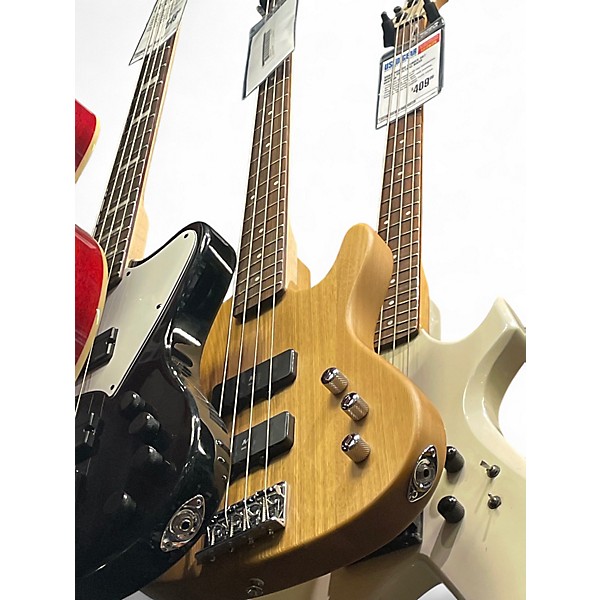 Used Washburn BANTAM XB122 Natural Electric Bass Guitar