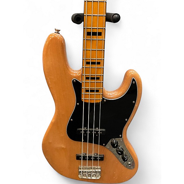 Used Squier Classic Vibe 70s Jazz Bass Natural Electric Bass Guitar