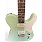 Used Squier Paranormal Baritone Cabronita Telecaster Seafoam Green Solid Body Electric Guitar