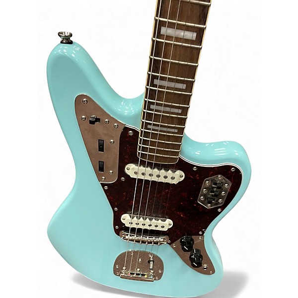 Used Squier classic vibe '70 jaguar Daphne Blue Solid Body Electric Guitar