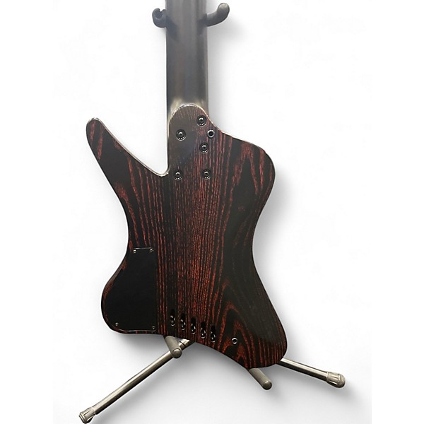 Used Alusonic THE DOOM 5 Red Electric Bass Guitar