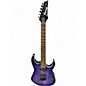 Used Ibanez RG421QM Purple Solid Body Electric Guitar thumbnail