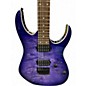 Used Ibanez RG421QM Purple Solid Body Electric Guitar