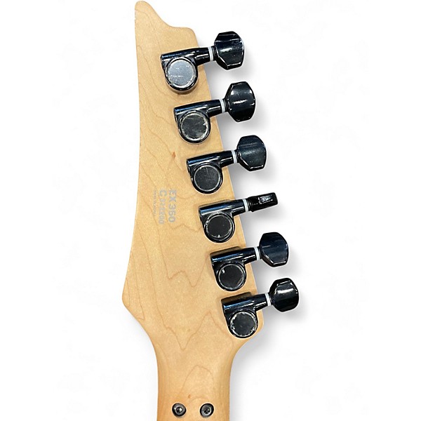 Used Ibanez EX350 LASER BLUE Solid Body Electric Guitar