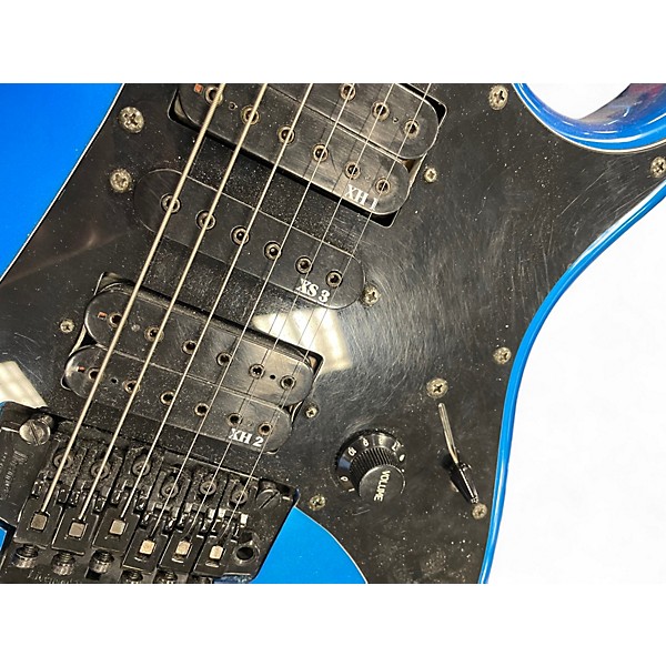 Used Ibanez EX350 LASER BLUE Solid Body Electric Guitar