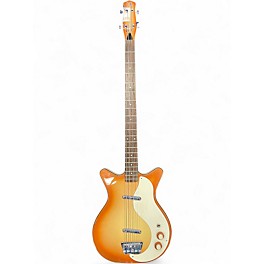Used Danelectro '59 DC LONG SCALE Copper Burst Electric Bass Guitar