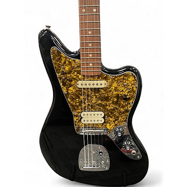Used Fender Player Jaguar Black Solid Body Electric Guitar
