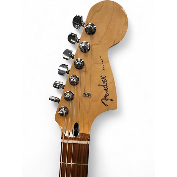 Used Fender Player Jaguar Black Solid Body Electric Guitar