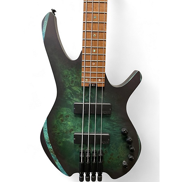 Used Cort SPACE 4 DUST GREEN Electric Bass Guitar