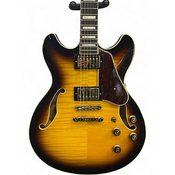 Used Ibanez AS93 Artcore Antique Burst Hollow Body Electric Guitar