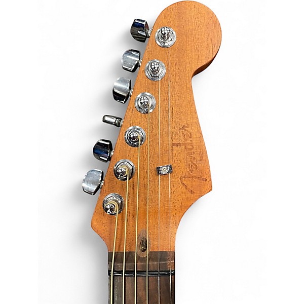 Used 2022 Fender LIMITED EDITION AMERICAN ACOUSTASONIC Black Paisley Acoustic Electric Guitar