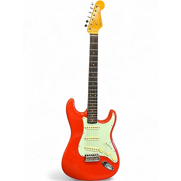 Used Fender 1961 American Vintage II Stratocaster Fiesta Red Solid Body Electric Guitar