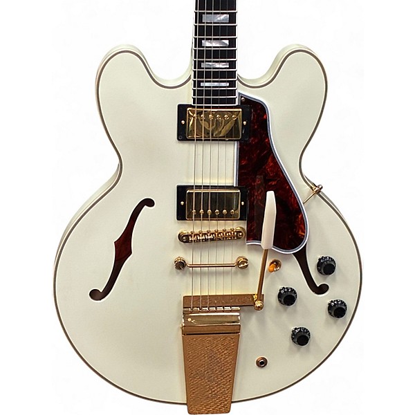 Used 2024 Epiphone 1959 ES355 Inspired by Gibson Custom Classic White Hollow Body Electric Guitar