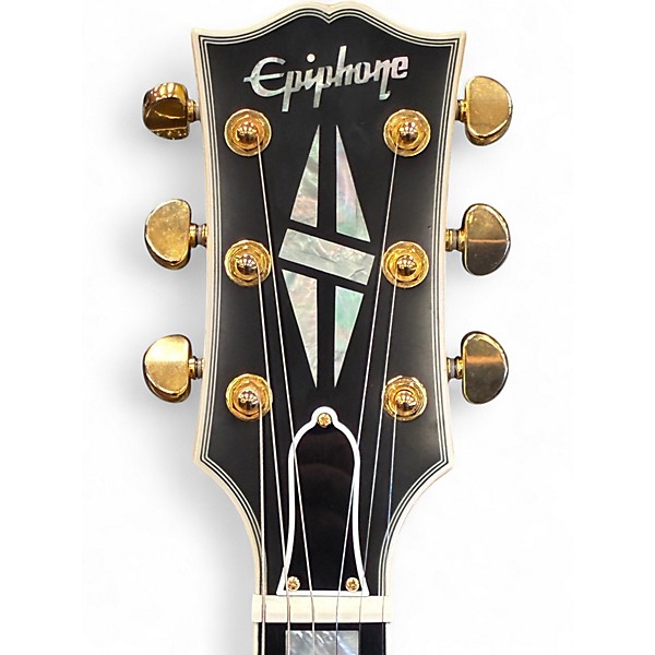 Used 2024 Epiphone 1959 ES355 Inspired by Gibson Custom Classic White Hollow Body Electric Guitar