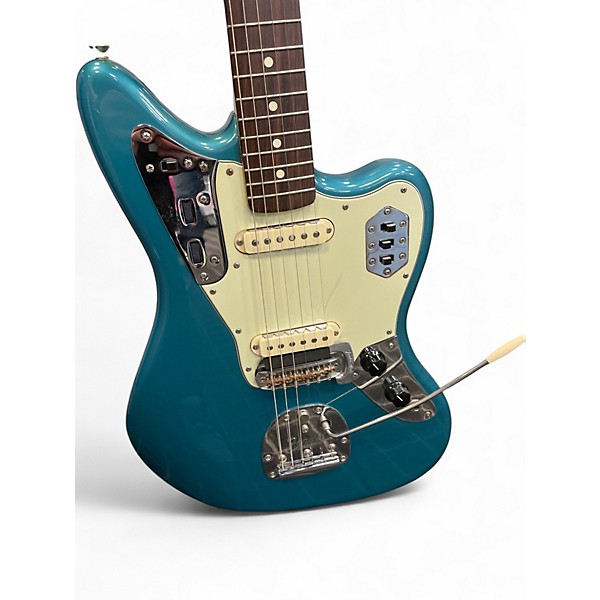 Used 2008 Fender 1962 American Vintage Jaguar Lake Placid Blue Solid Body Electric Guitar