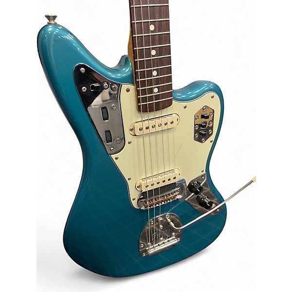 Used 2008 Fender 1962 American Vintage Jaguar Lake Placid Blue Solid Body Electric Guitar