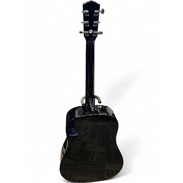 Used Fender CD60 Dreadnought Black Acoustic Guitar