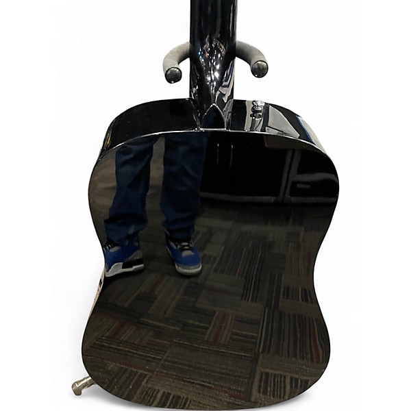 Used Fender CD60 Dreadnought Black Acoustic Guitar